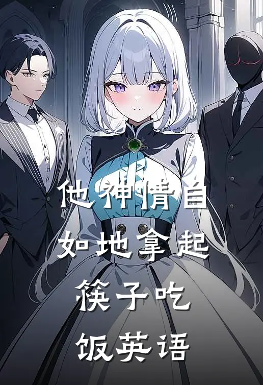 他神情自如地拿起筷子吃饭英语