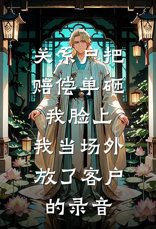 关系户把赔偿单砸我脸上，我当场外放了客户的录音