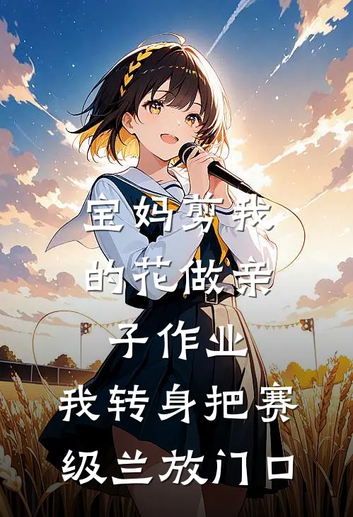 宝妈剪我的花做亲子作业，我转身把赛级兰放门口