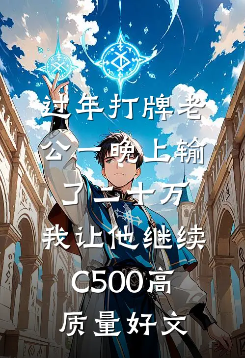 过年打牌老公一晚上输了二十万，我让他继续C500高质量好文