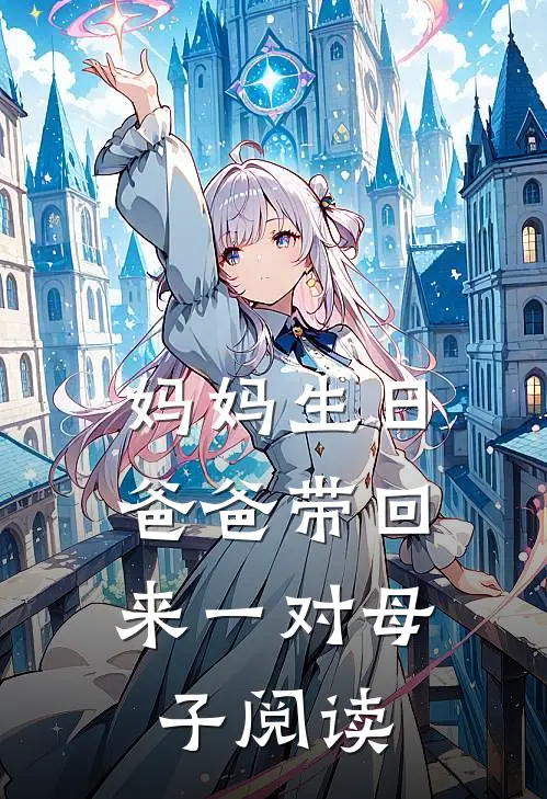 妈妈生日，爸爸带回来一对母子阅读