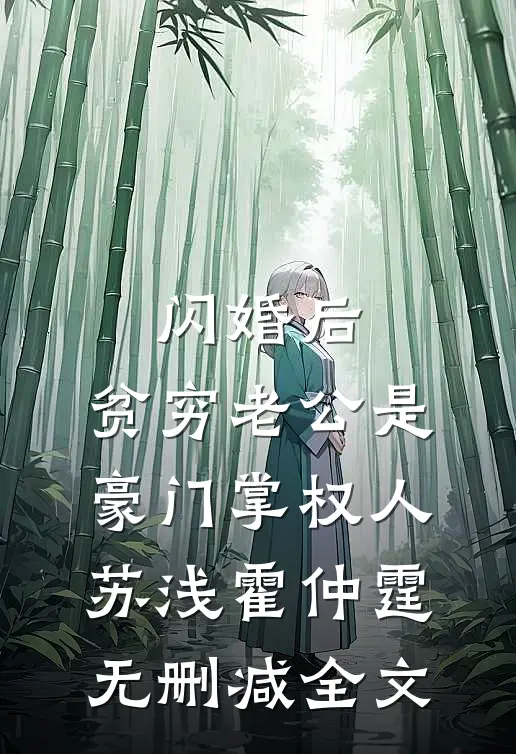 闪婚后，贫穷老公是豪门掌权人苏浅霍仲霆无删减全文